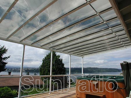 glass awning